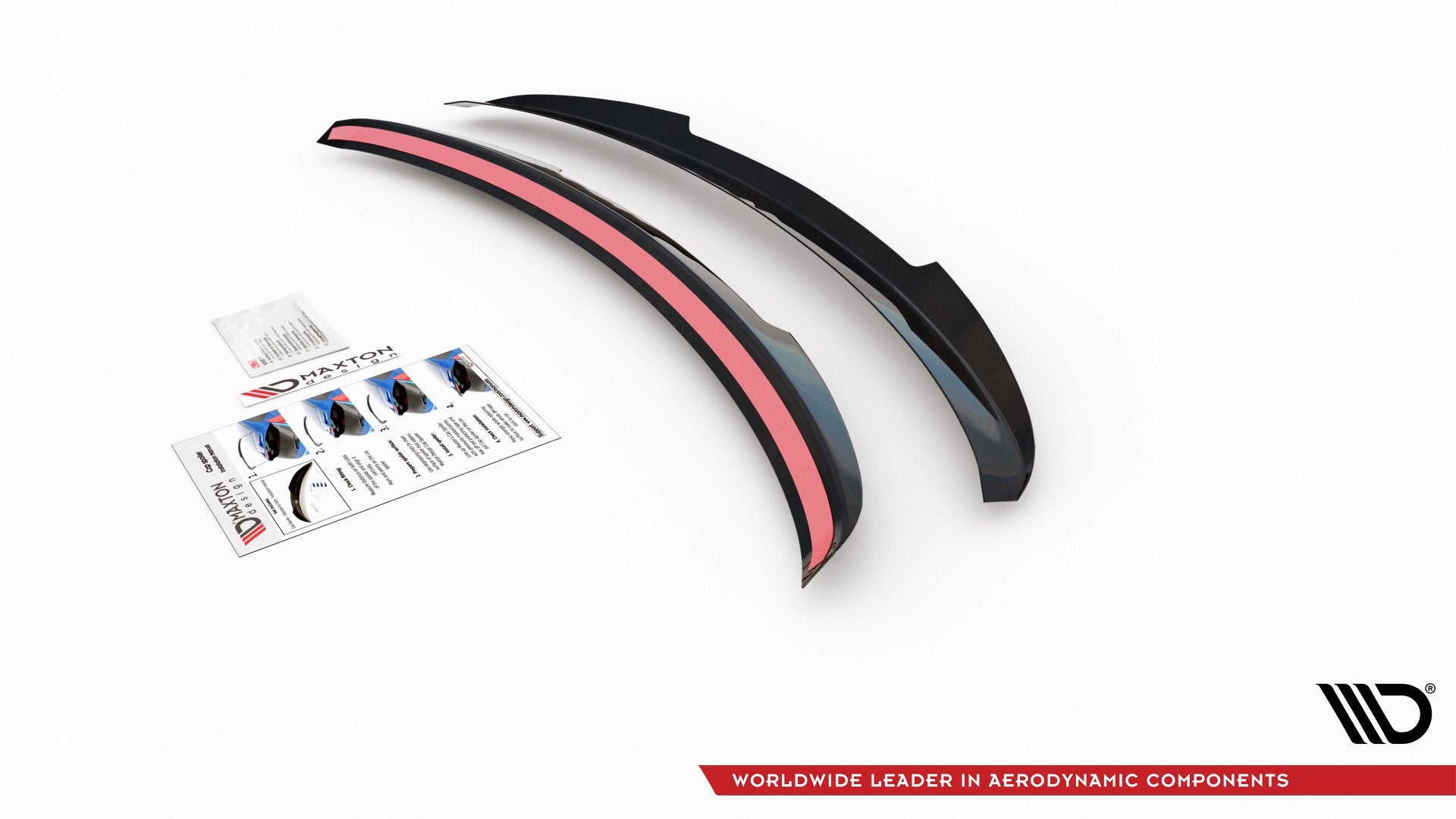Maxton Design Spoiler CAP passend für Audi A6 Avant / A6 Allroad / A6 S-Line Avant / S6 Avant C8 / C8 Facelift schwarz Hochglanz
