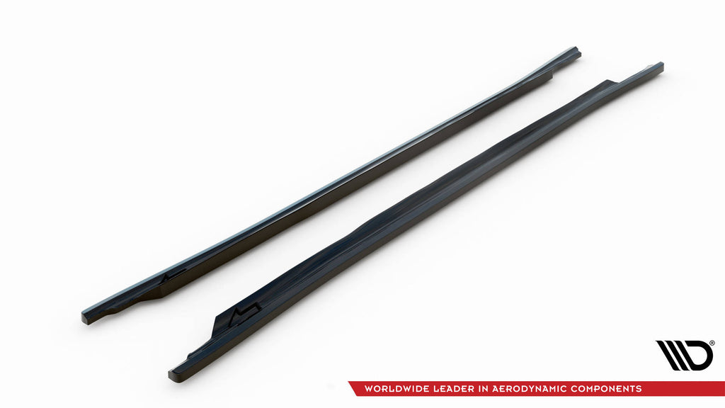 Maxton Design Seitenschweller Ansatz für Audi A3 8Y Carbon Look
