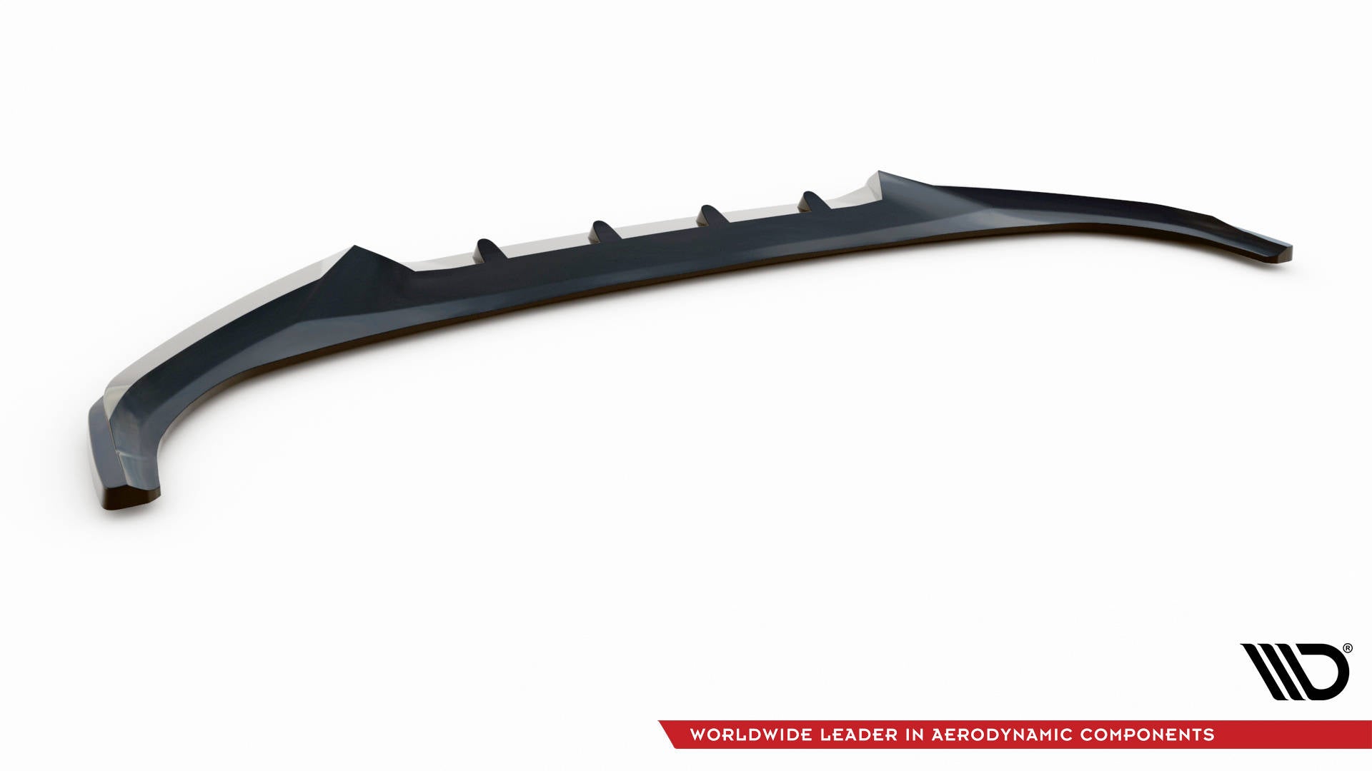 Maxton Design Street+ Spoilerlippe Front Ansatz V.2 passend für Kia EV6 GT-Line Mk1 schwarz Hochglanz