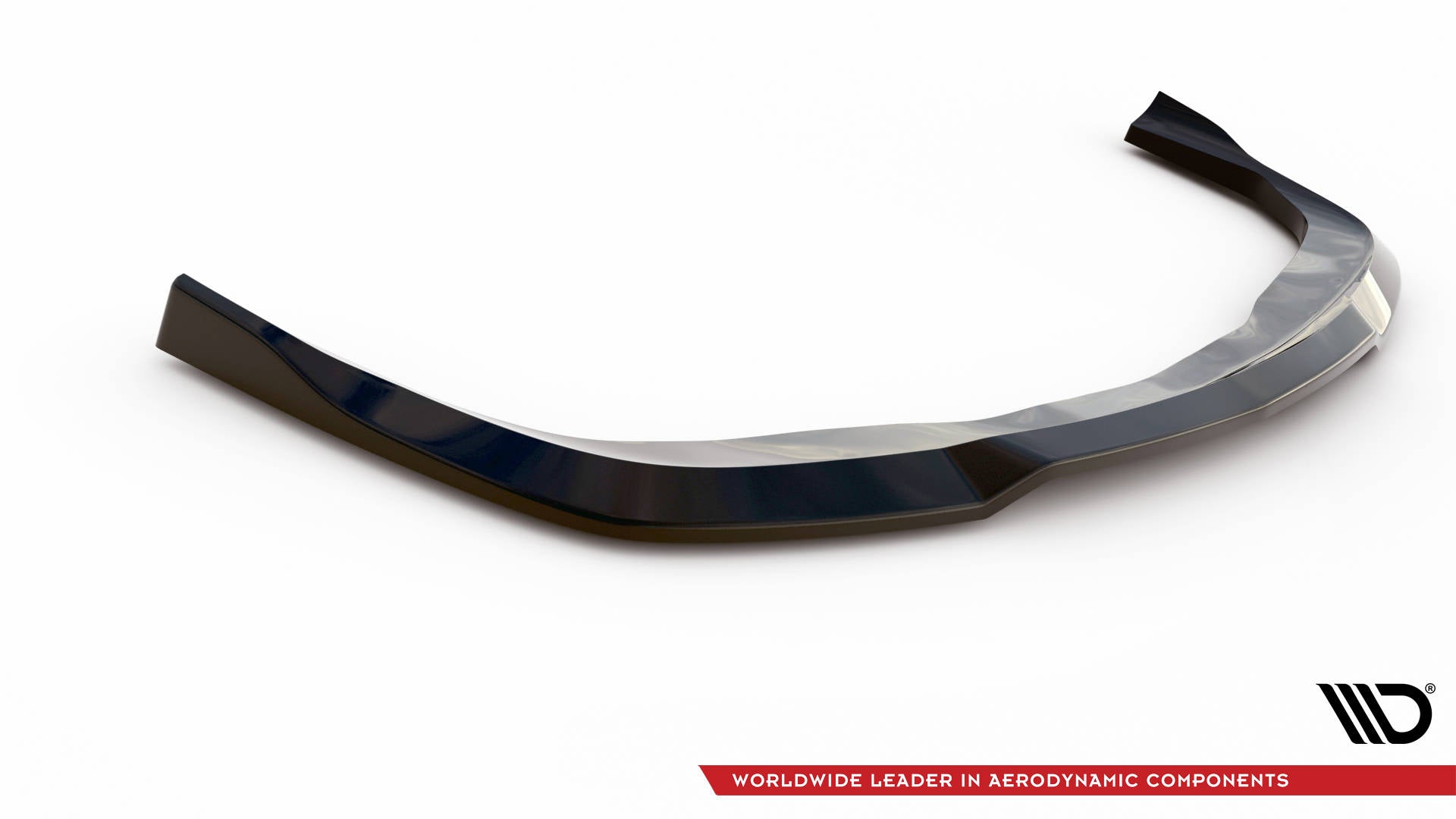 Maxton Design Street+ Spoilerlippe Front Ansatz V.2 passend für Volvo C70 Mk1 schwarz Hochglanz