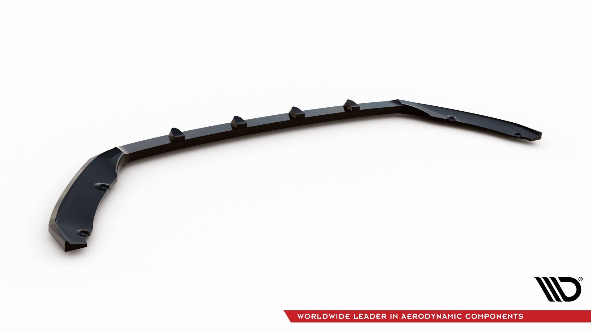 Maxton Design Street+ Spoilerlippe Front Ansatz passend für Skoda Fabia Monte Carlo Mk4 schwarz Hochglanz