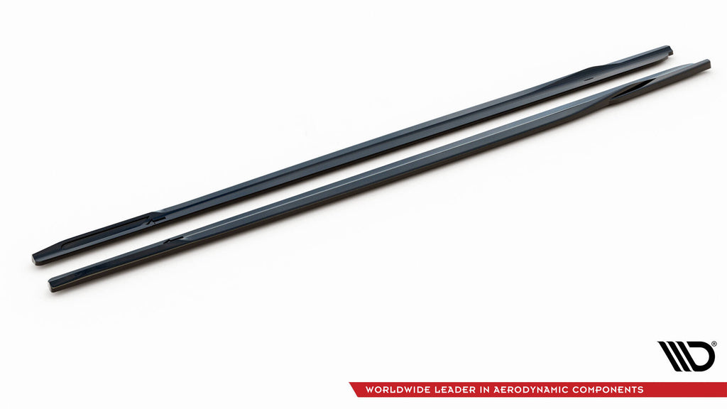 Maxton Design Street+ Seitenschweller Leisten passend für BMW 6er GT G32 M-Paket schwarz Hochglanz