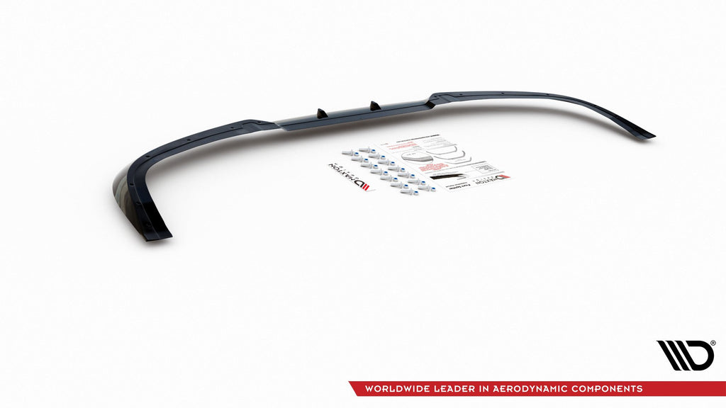 Maxton Design Street+ Spoilerlippe Front Ansatz passend für (Cupra Look) VW Golf IV R32 schwarz Hochglanz