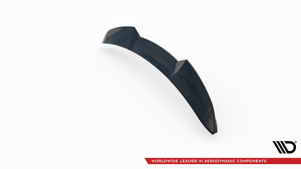 Maxton Design Spoiler CAP 3D passend für Mercedes-Benz A AMG-Line W176 Facelift schwarz Hochglanz