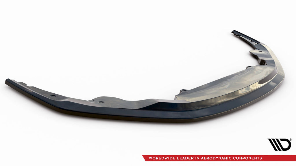 Maxton Design Street+ Spoilerlippe Front Ansatz V.2 passend für Audi R8 Mk2 Facelift schwarz Hochglanz