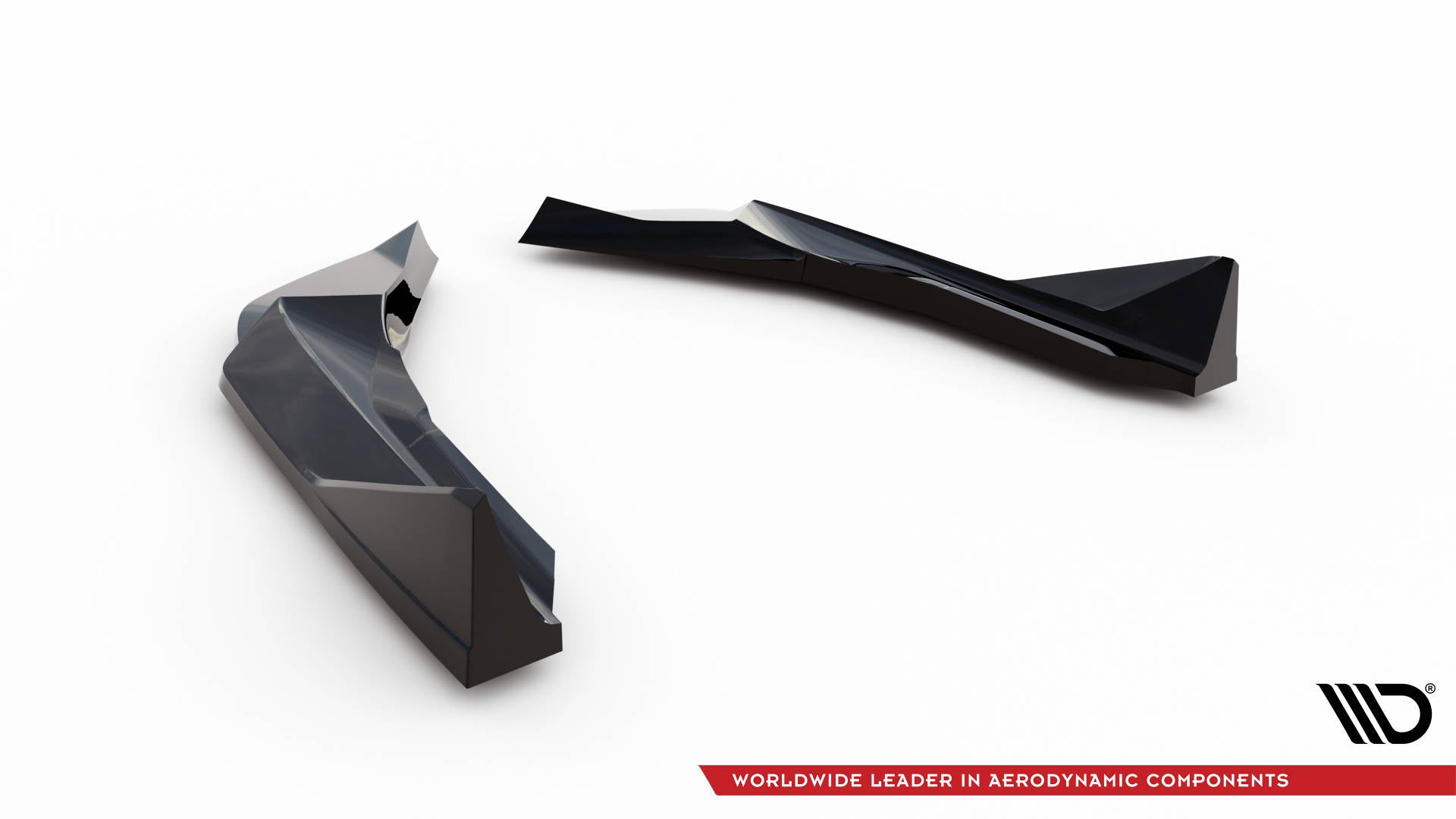 Maxton Design Heck Ansatz Flaps Diffusor V.6 passend für (Für heckansatz v.2) BMW M2 G87 schwarz Hochglanz