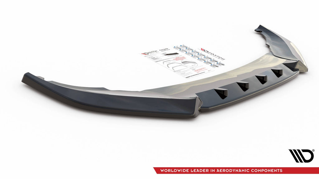 Maxton Design Street+ Spoilerlippe Front Ansatz V.2 passend für Cupra Formentor schwarz Hochglanz