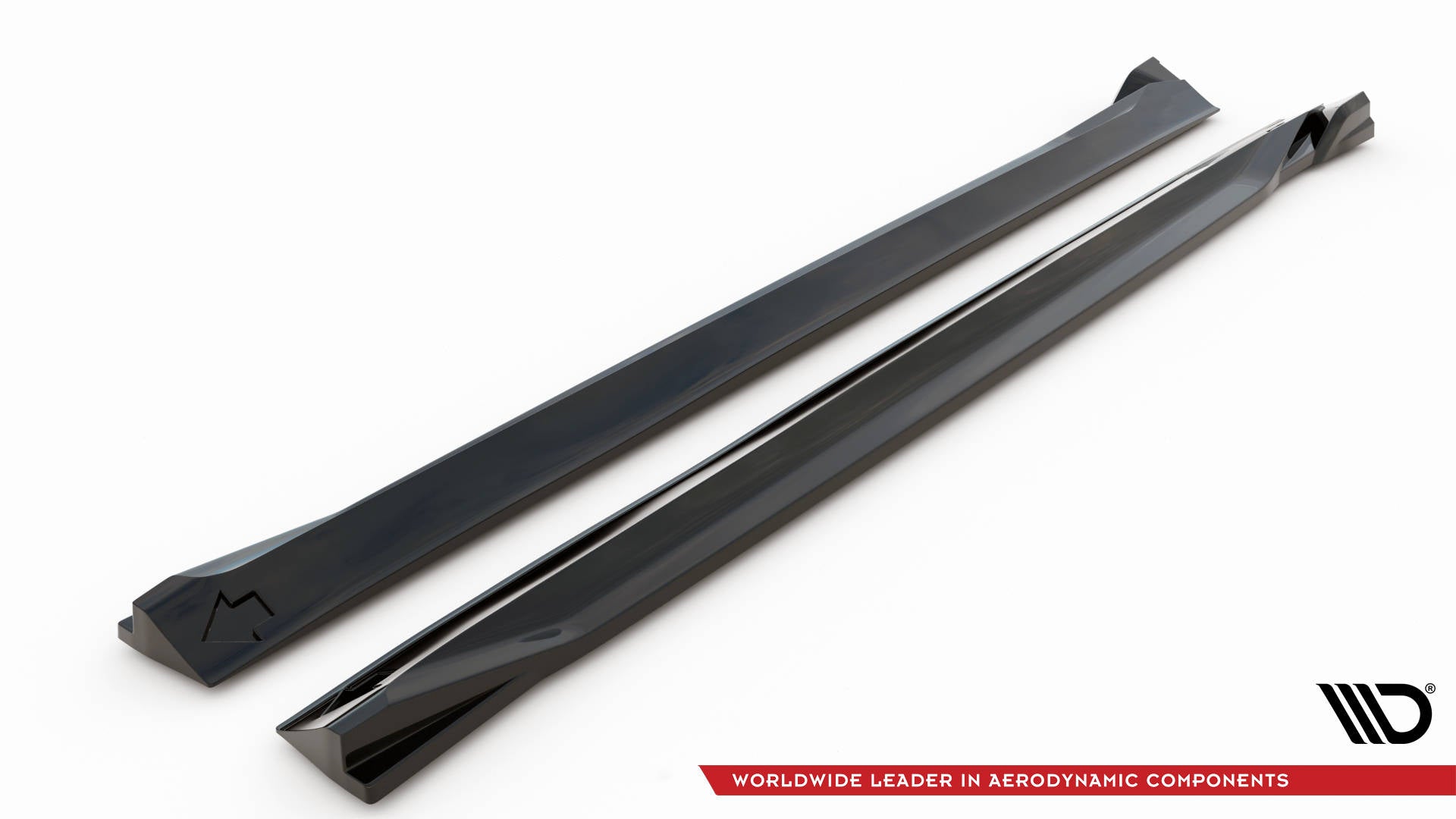 Maxton Design Street+ Seitenschweller Leisten passend für Volvo XC60 R-Design Mk2 Facelift schwarz Hochglanz