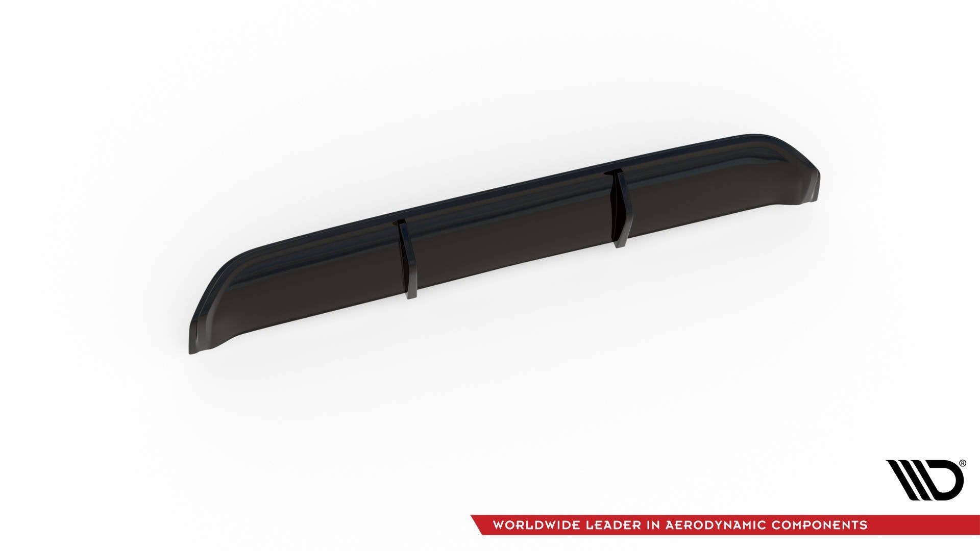 Maxton Design Diffusor Heck Ansatz passend für Mercedes-Benz V-Klasse AMG-Line W447 Facelift schwarz Hochglanz