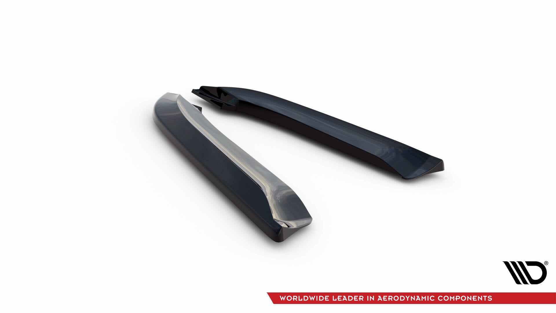 Maxton Design Heck Ansatz Flaps Diffusor V.2 passend für Audi RS4 Limousine B7 schwarz Hochglanz