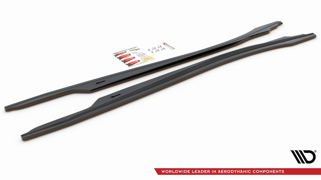 Maxton Design Seitenschweller Ansatz für Lexus LC 500 Carbon Look