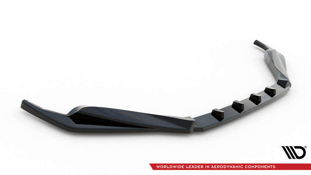 Maxton Design Street+ Spoilerlippe Front Ansatz passend für V.2 Lexus GS Mk4 (L10) schwarz Hochglanz
