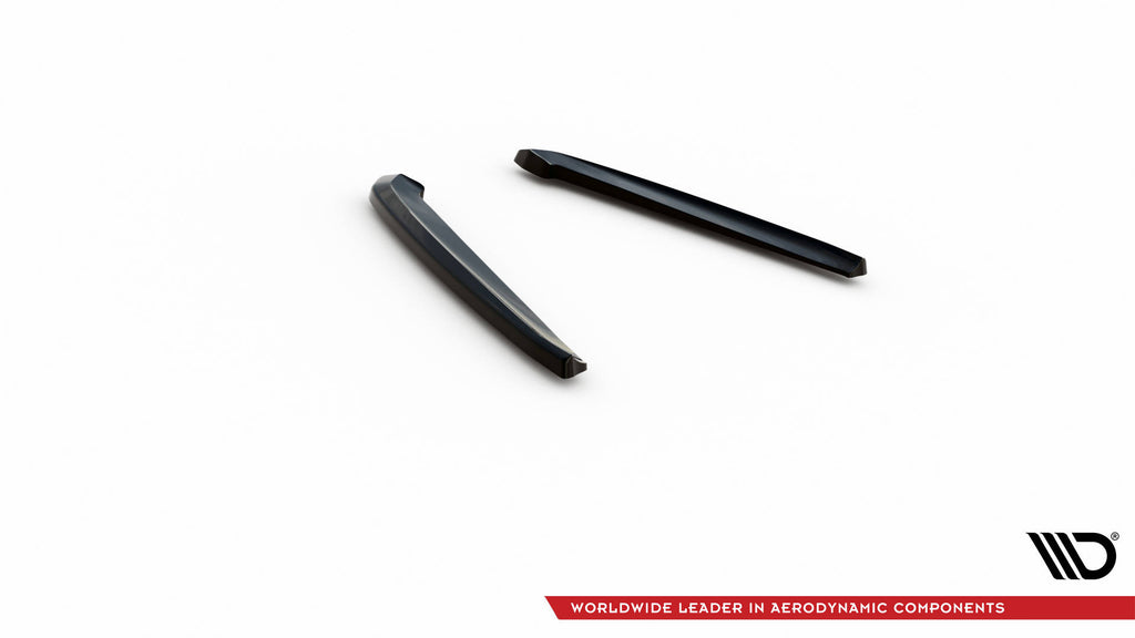 Maxton Design Heck Ansatz Flaps Diffusor passend für Porsche Panamera / Panamera Diesel 970 schwarz Hochglanz