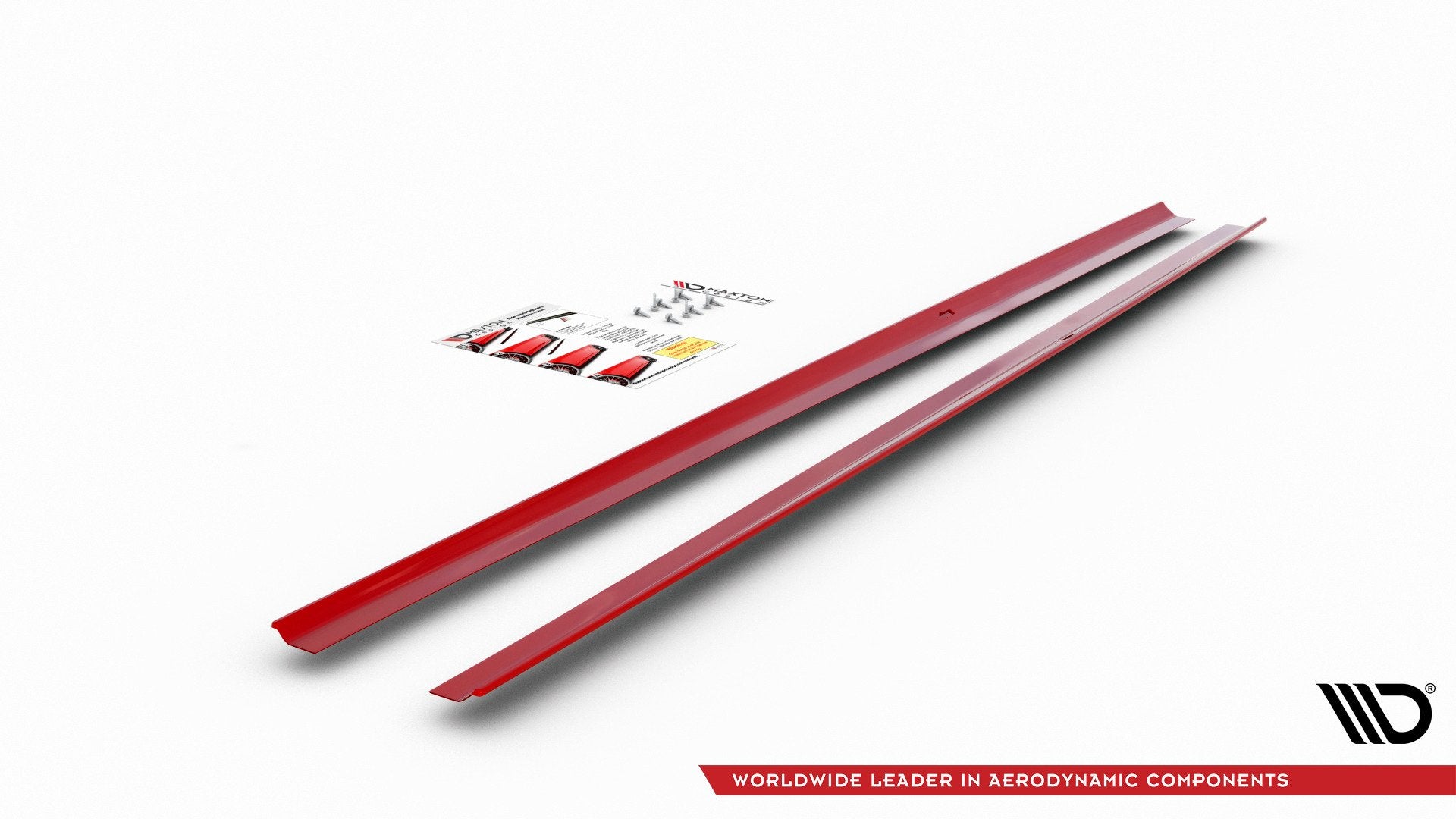 Maxton Design Side Skirts Diffusers VW Polo GTI / R-line Mk6 für Volkswagen Polo Mk6