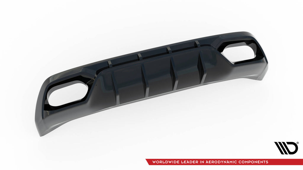 Maxton Design Diffusor Heck Ansatz passend für Cupra Leon Hatchback Mk1 schwarz Hochglanz