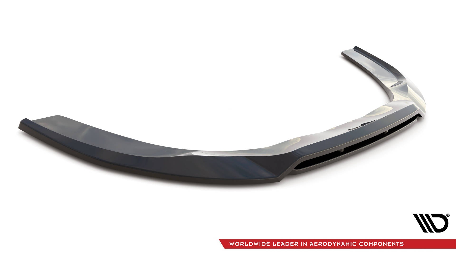 Maxton Design Street+ Spoilerlippe Front Ansatz passend für Ford Transit Custom ST-Line Mk1 Facelift schwarz Hochglanz