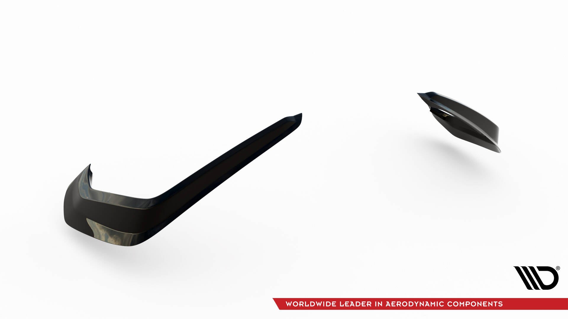 Maxton Design Nebelleuchten Abdeckung passend für VW Golf R Mk7 Facelift schwarz Hochglanz
