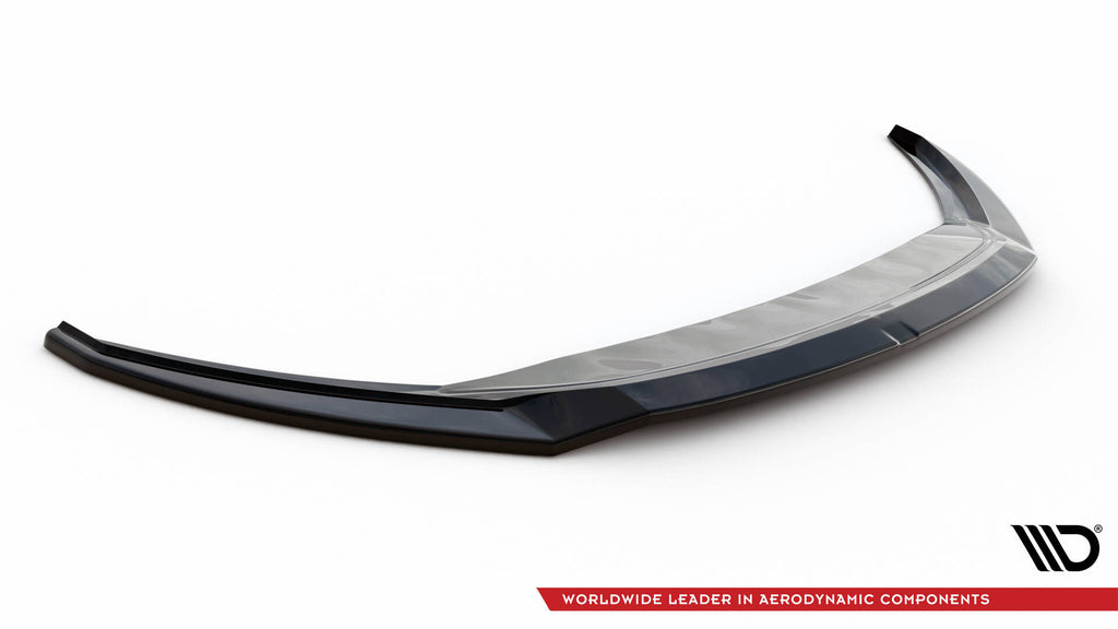 Maxton Design Street+ Spoilerlippe Front Ansatz V.2 passend für Skoda Superb Liftback / Combi Mk3 schwarz Hochglanz