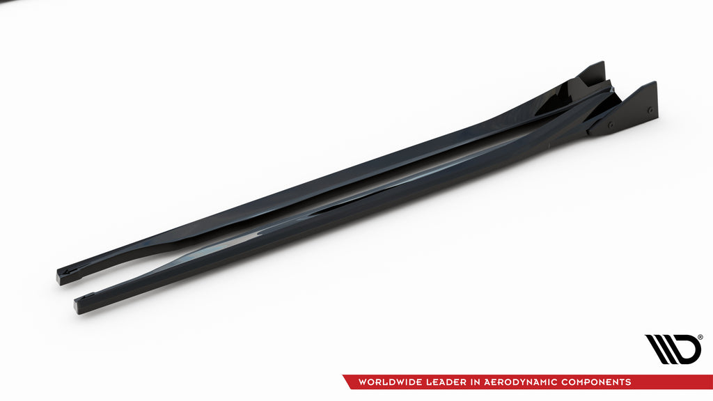 Maxton Design Street+ Seitenschweller Leisten passend für V.1 + Flaps passend für Subaru BRZ Mk2