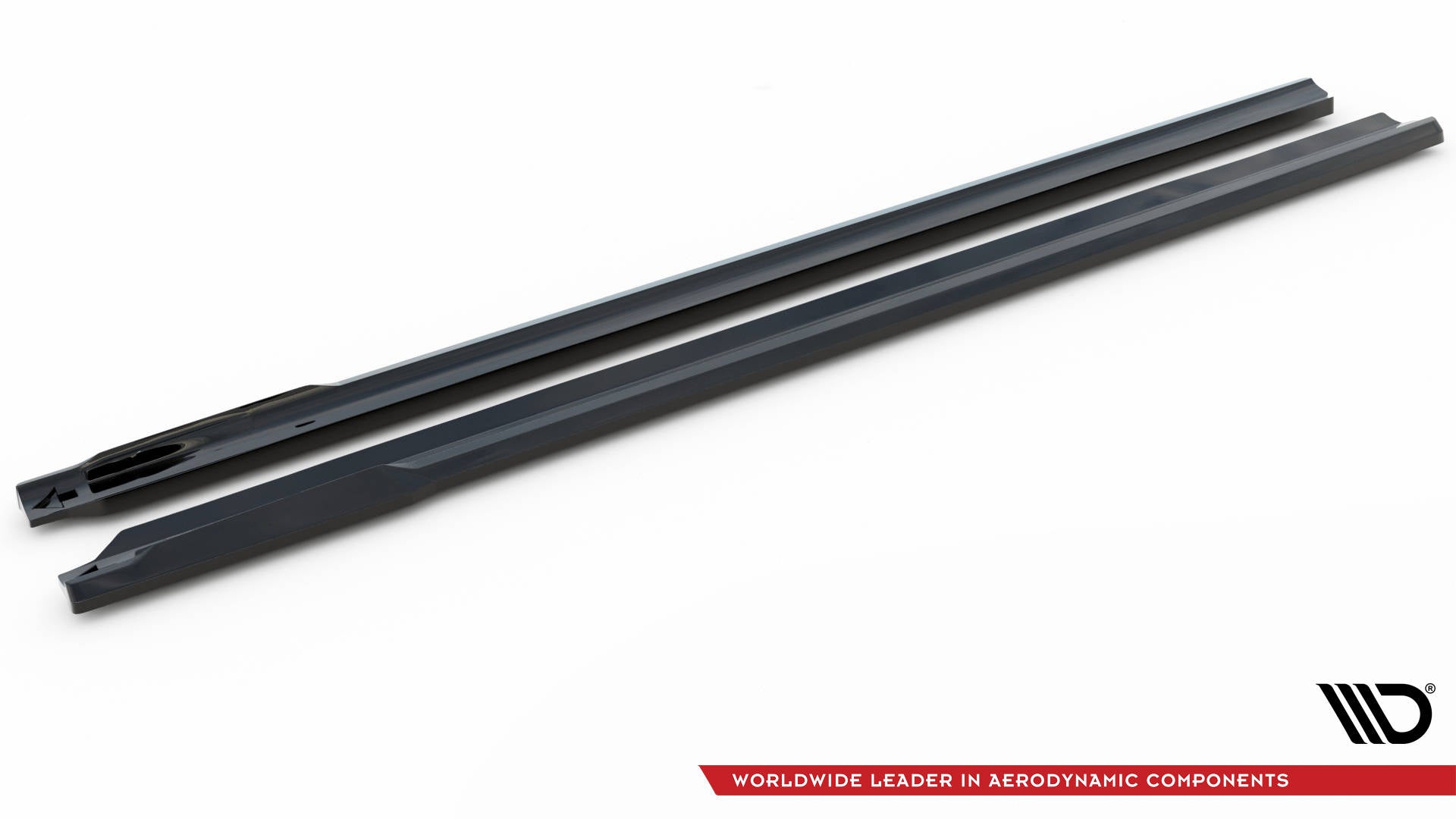 Maxton Design Street+ Seitenschweller Leisten passend für BMW 7 G70 schwarz Hochglanz