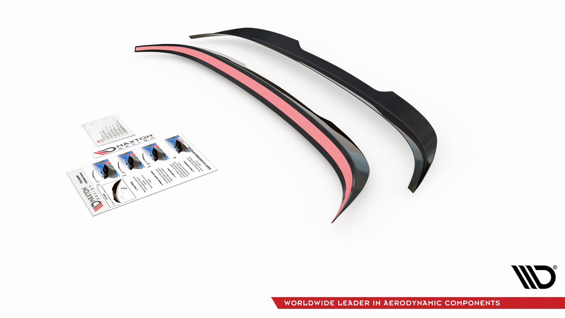 Maxton Design Spoiler CAP für Mitsubishi Lancer Sportback Mk8 schwarz matt