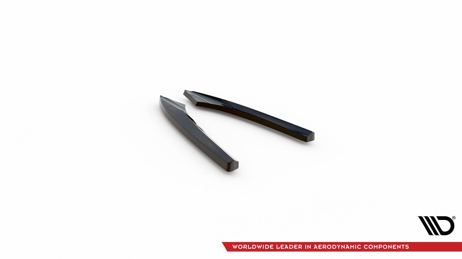 Maxton Design Heck Ansatz Flaps Diffusor passend für Audi A5 Coupe 8T Facelift schwarz Hochglanz
