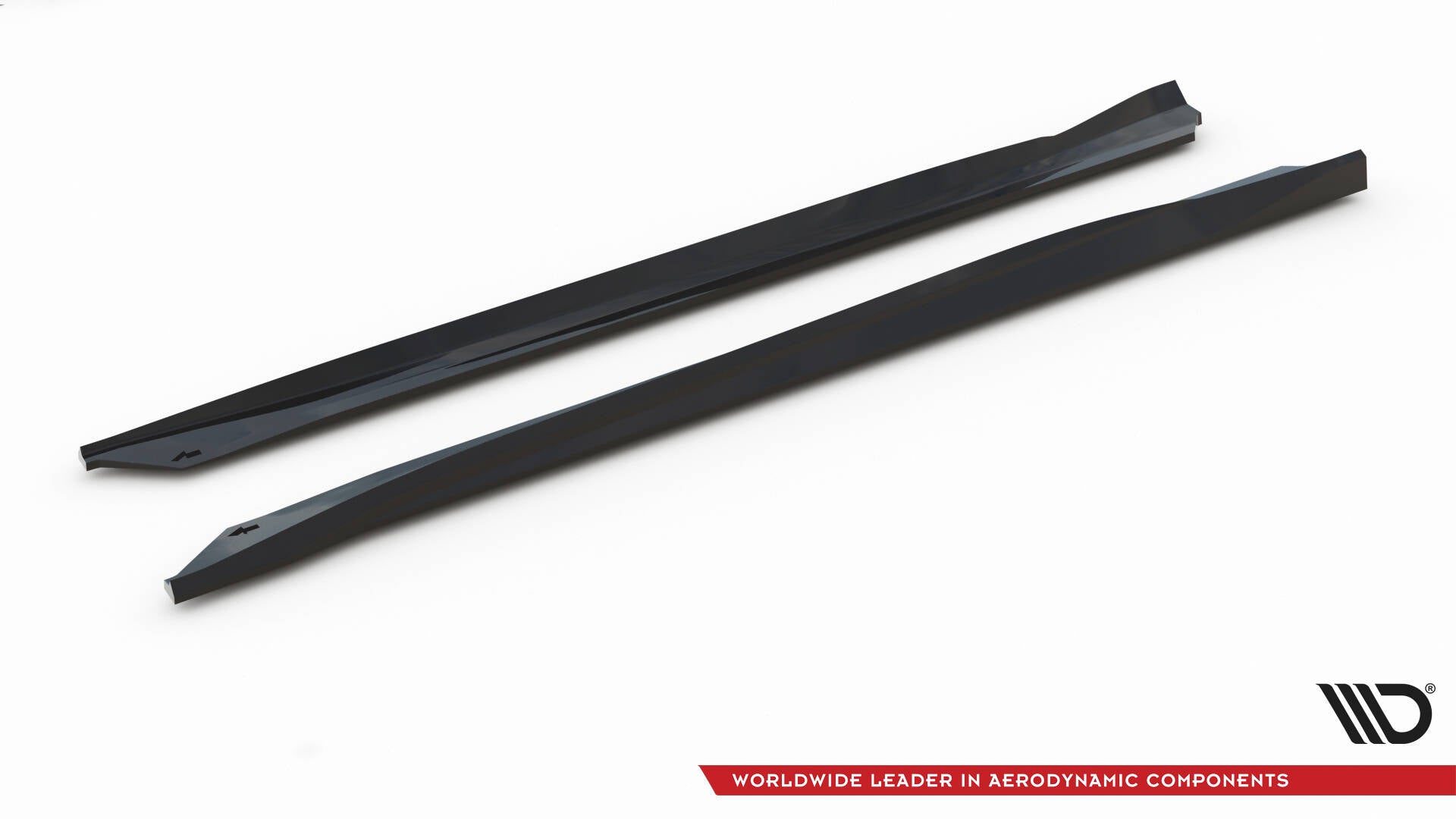 Maxton Design Street+ Seitenschweller Leisten V.2 passend für Chevrolet Camaro SS Mk6 Facelift schwarz Hochglanz