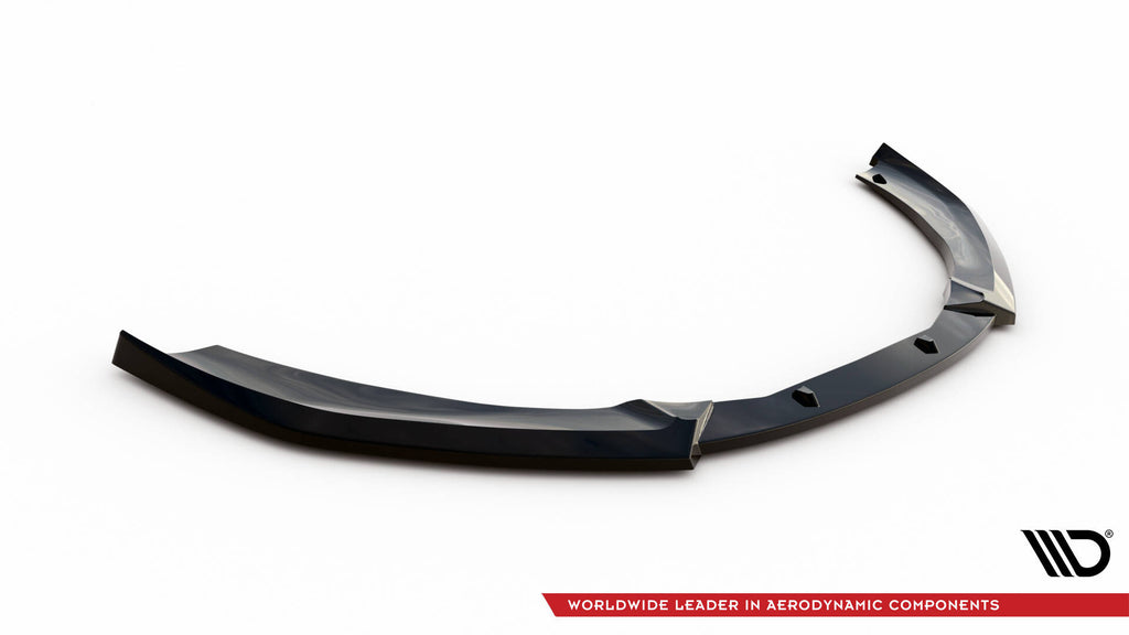 Maxton Design Street+ Spoilerlippe Front Ansatz passend für Audi A7 RS7 Look C7 schwarz Hochglanz
