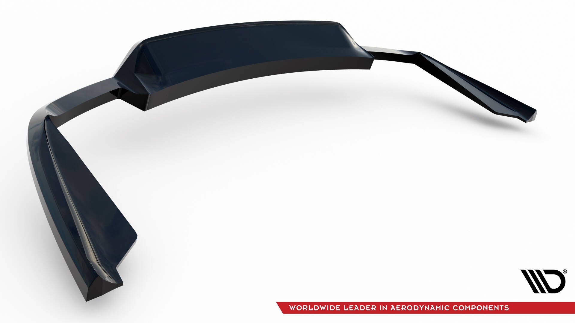 Maxton Design Street+ Mittlerer Diffusor RACE passend für Maserati Ghibli Mk3 Facelift schwarz Hochglanz