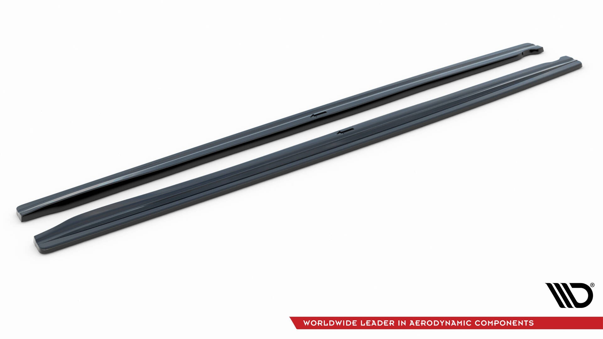 Maxton Design Street+ Seitenschweller Leisten passend für Audi RS4 B9 / B9 Facelift schwarz Hochglanz