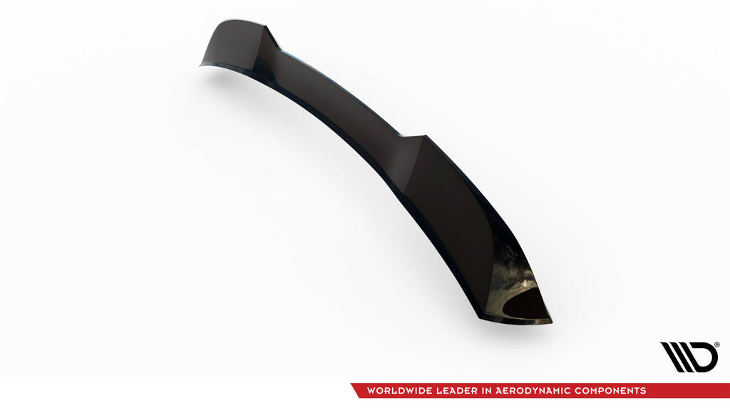 Maxton Design Spoiler CAP 3D passend für Porsche Cayenne Mk2 Facelift schwarz Hochglanz