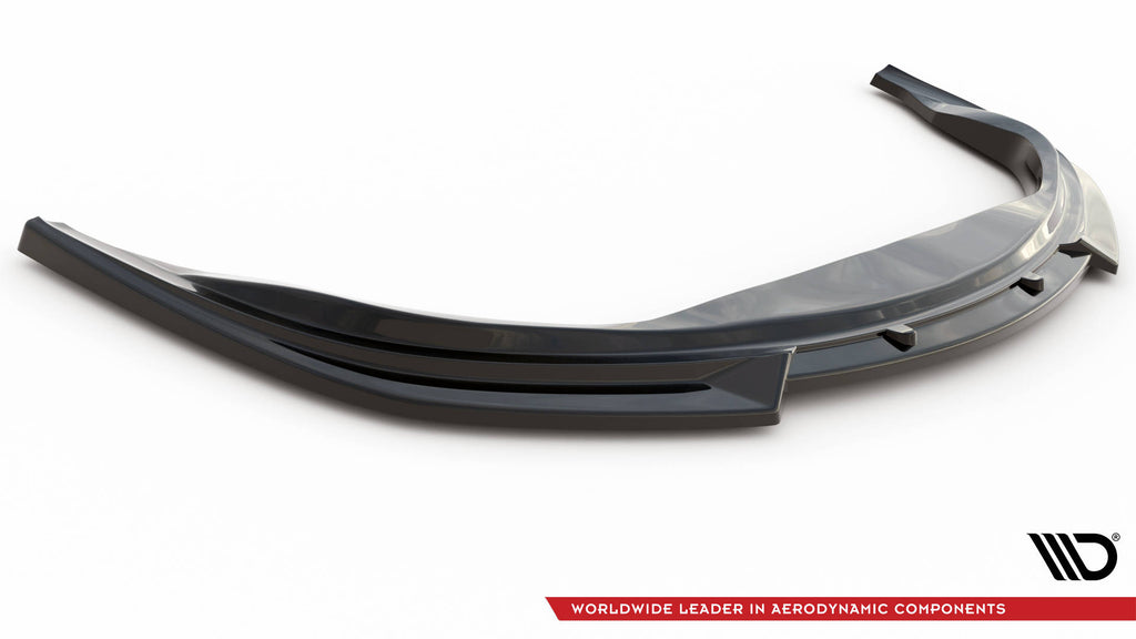 Maxton Design Street+ Spoilerlippe Front Ansatz V.2 passend für Porsche 911 Carrera GTS 997 Facelift schwarz Hochglanz