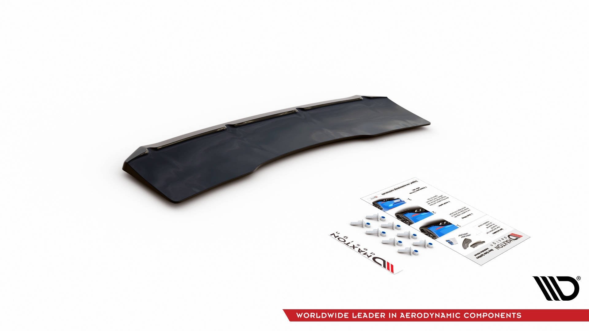 Maxton Design Mittlerer Diffusor Heck Ansatz für Audi S5 Sportback F5 Facelift schwarz matt
