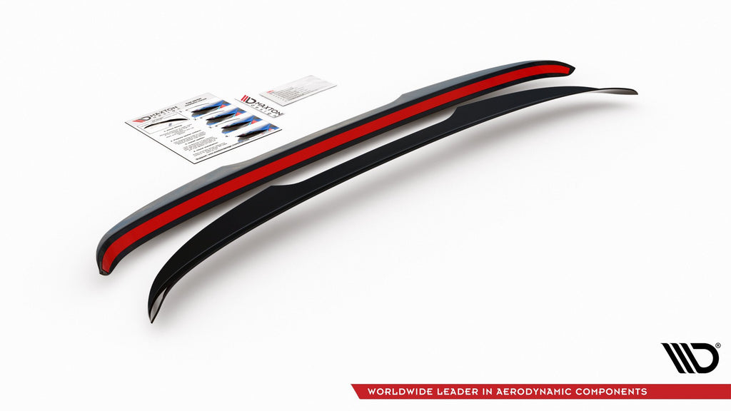 Maxton Design Spoiler CAP passend für VW T-Cross schwarz Hochglanz