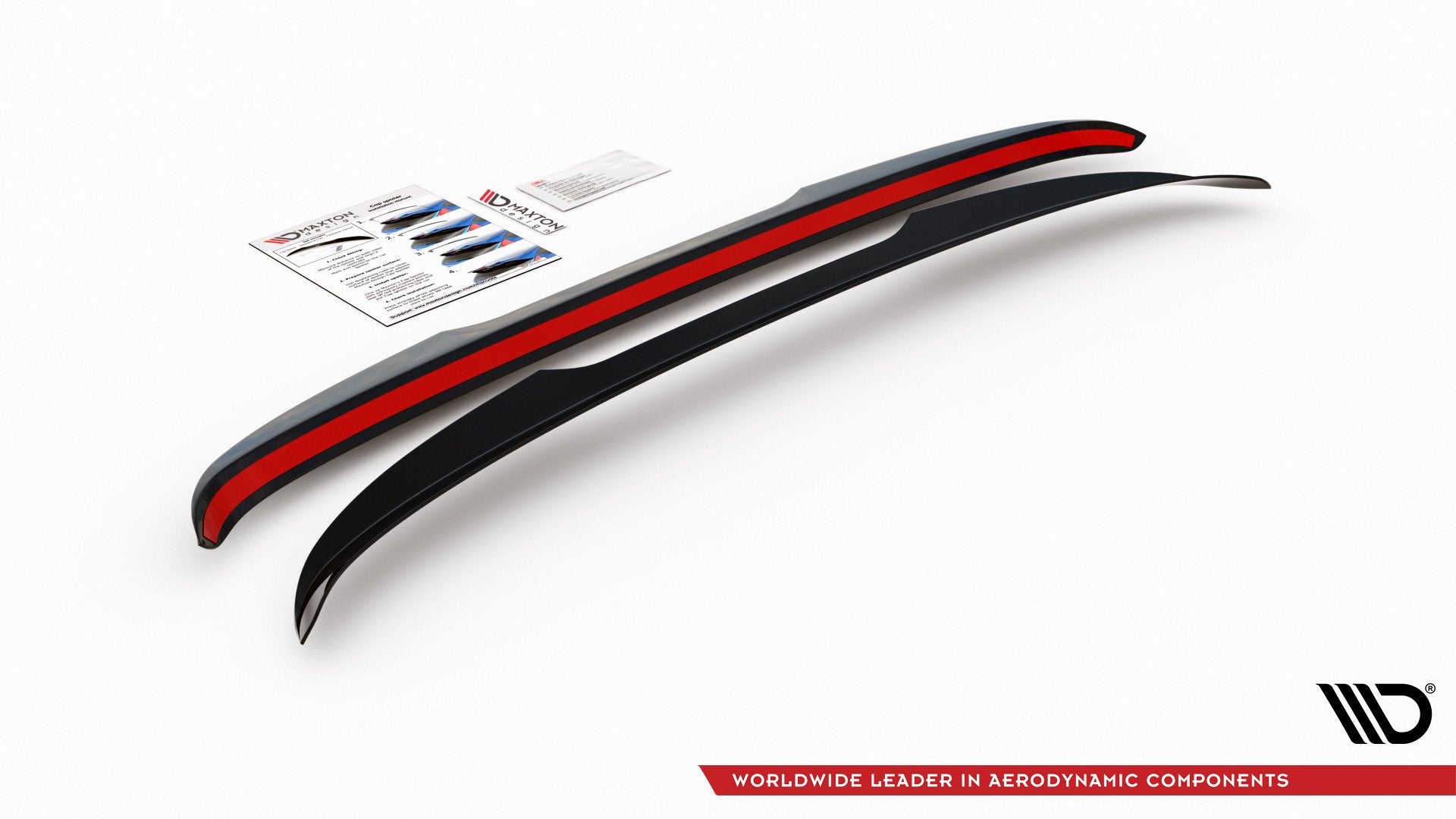 Maxton Design Spoiler CAP passend für VW T-Cross schwarz Hochglanz