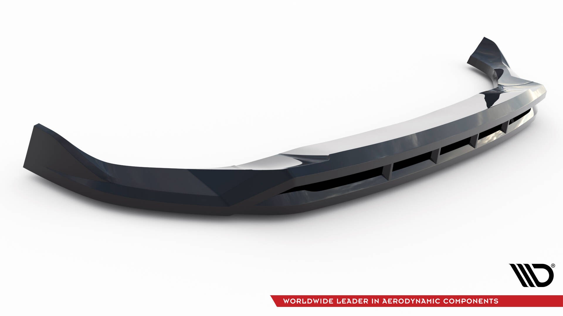 Maxton Design Street+ Spoilerlippe Front Ansatz passend für BMW X7 M-Paket G07 Facelift schwarz Hochglanz