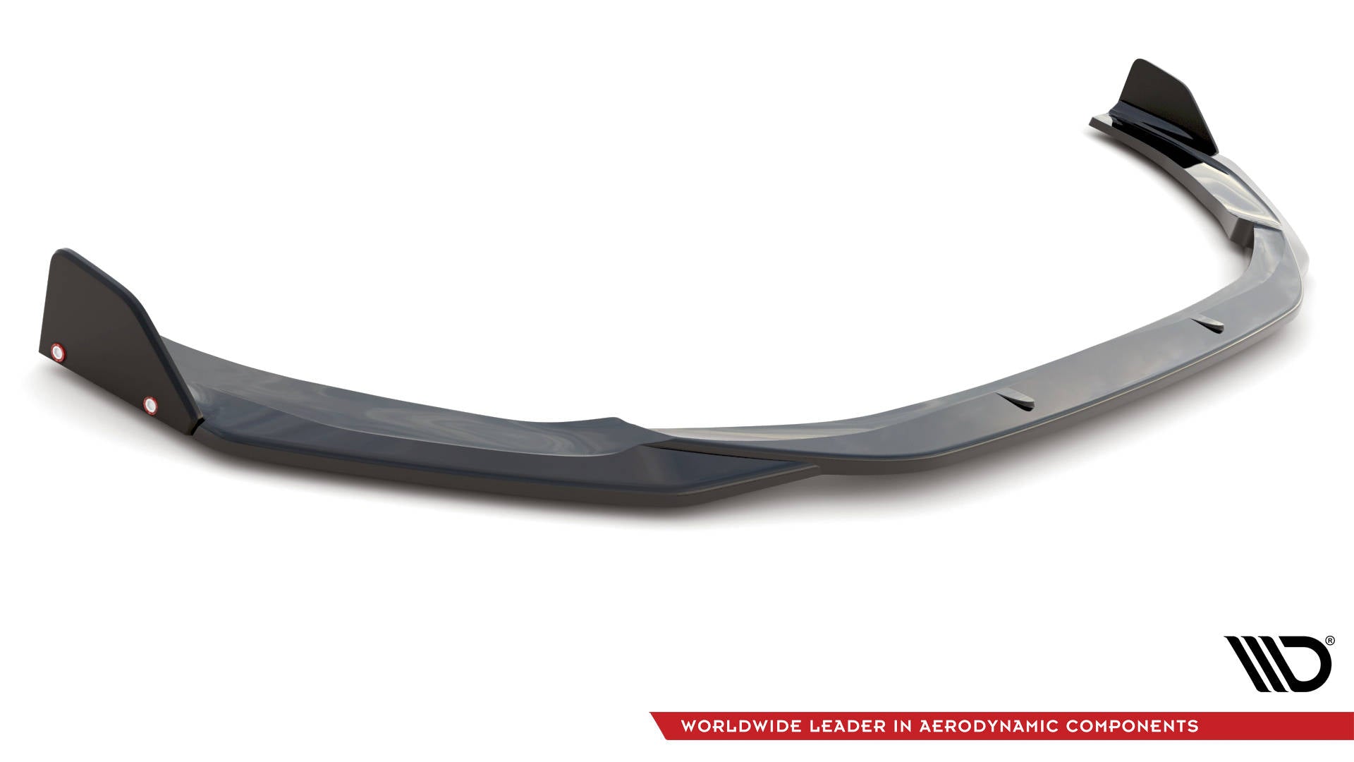 Maxton Design Street+ Spoilerlippe Front Ansatz V.1 + Flaps passend für Audi RS5 F5 Facelift