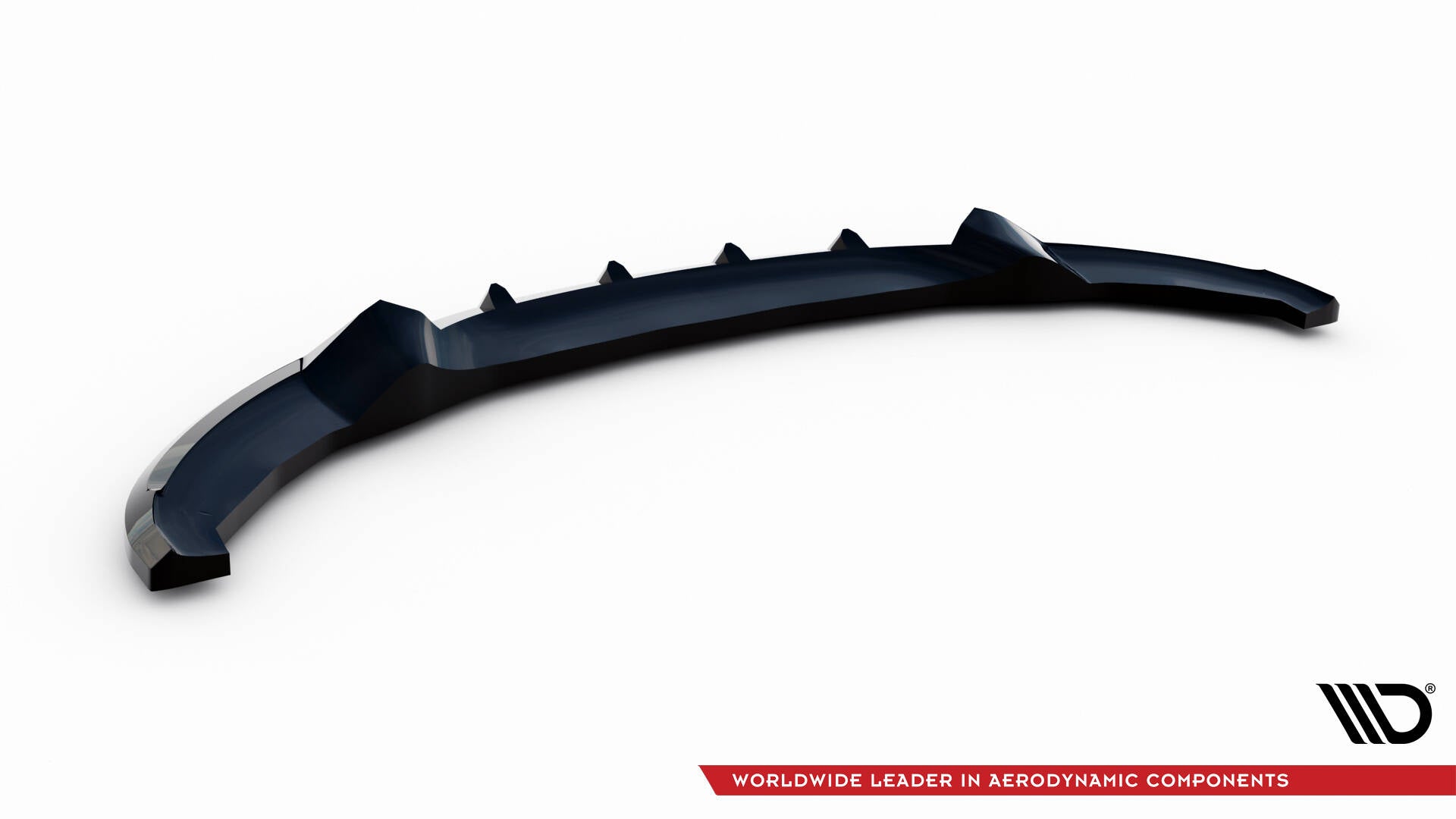 Maxton Design Street+ Spoilerlippe Front Ansatz V.1 passend für BMW 3er GT M-Paket F34 schwarz Hochglanz