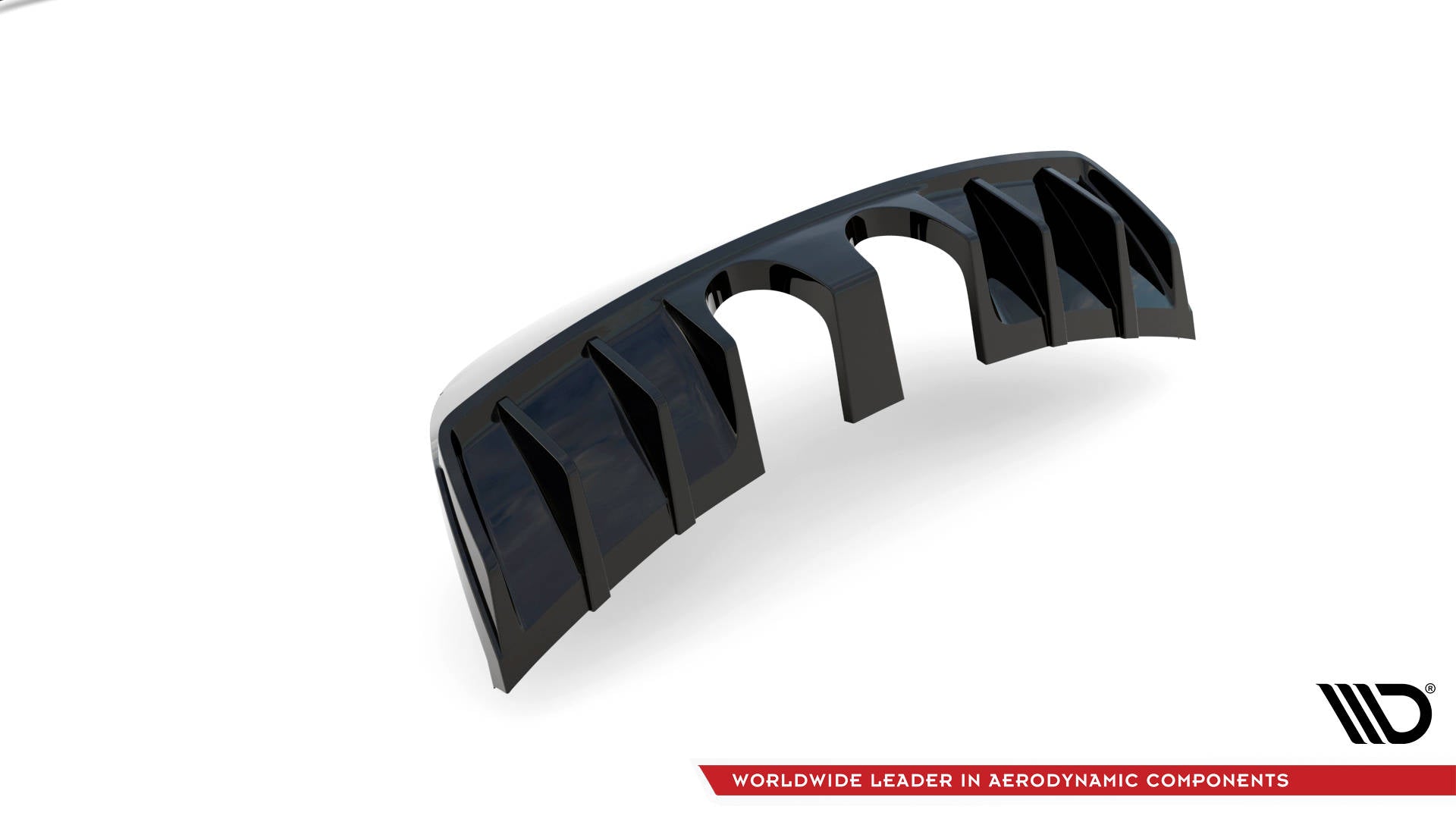 Maxton Design Diffusor Heck Ansatz passend für Seat Leon Cupra/ FR Mk2 schwarz Hochglanz