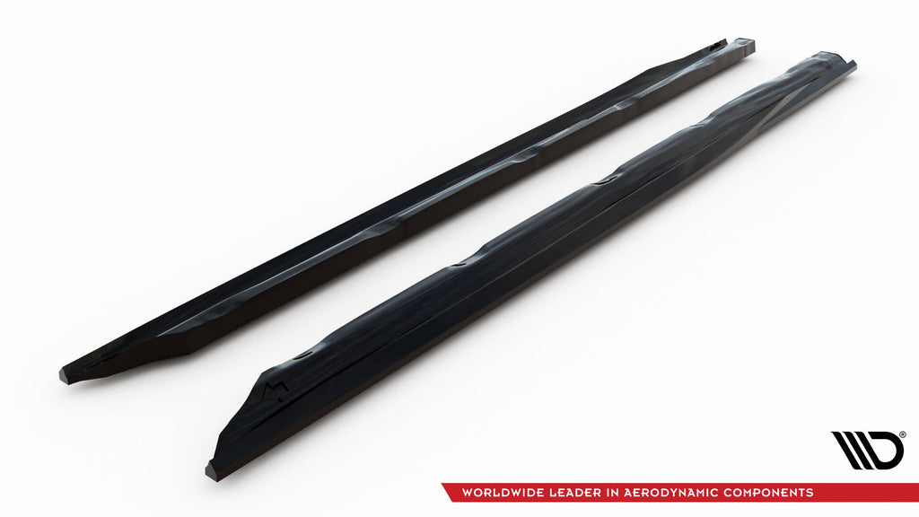 Maxton Design Street+ Seitenschweller Leisten passend für Opel Astra Sports Tourer L (MK6) schwarz Hochglanz