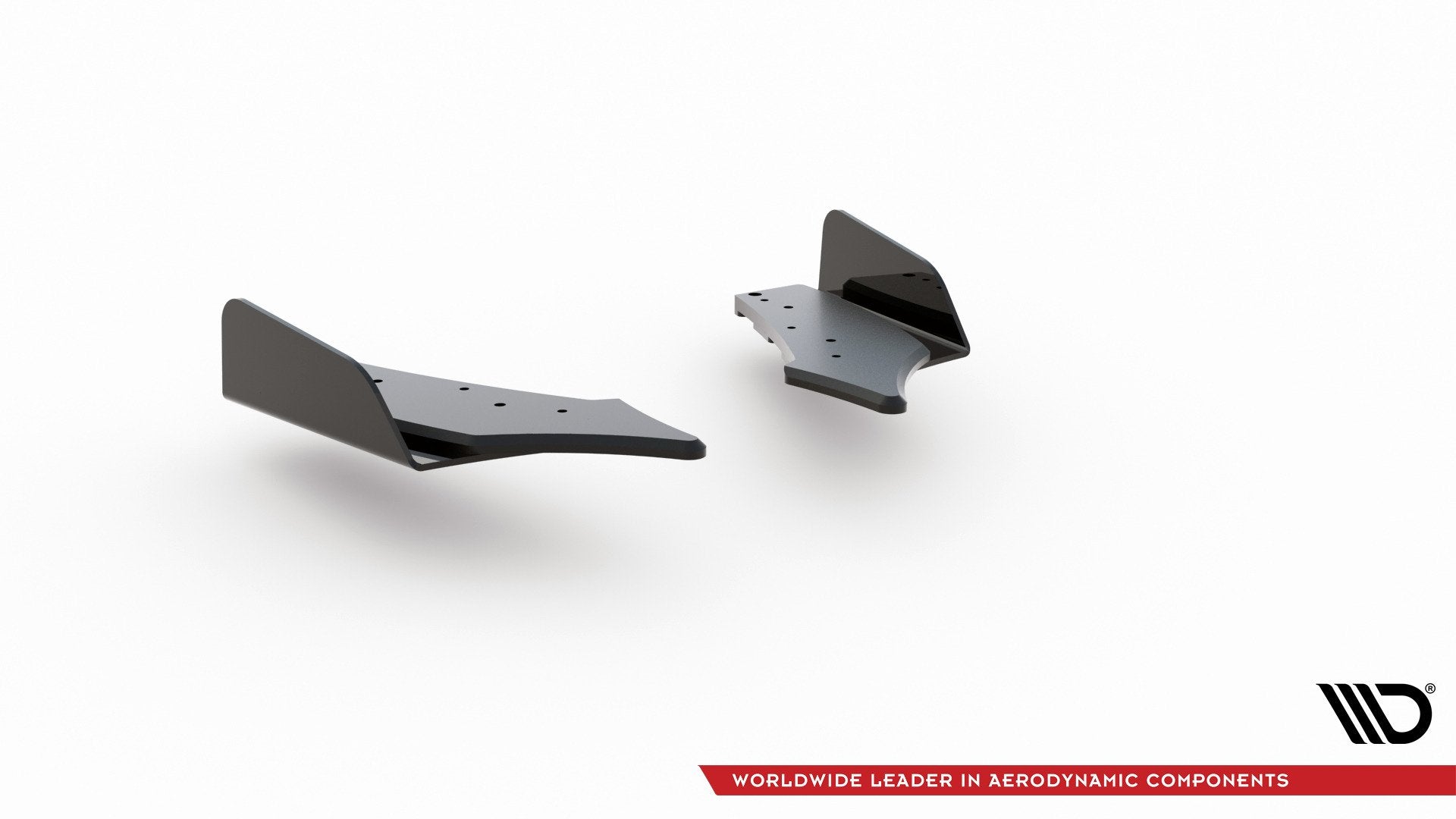 Maxton Design Street Pro Heck Ansatz Flaps Diffusor + Flaps passend für Ford Focus ST Mk4 schwarz Hochglanz