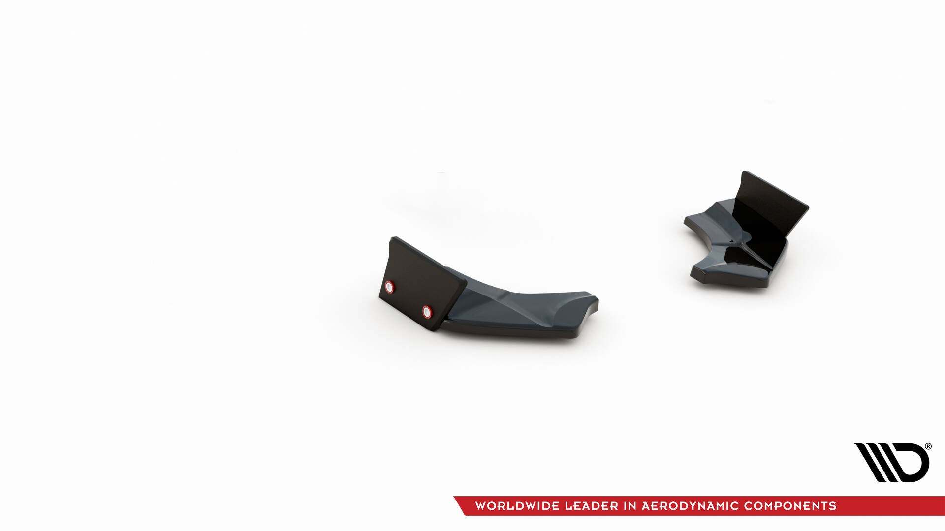Maxton Design Heck Ansatz Flaps Diffusor passend für V.4 + Flaps Ford Fiesta ST Mk8