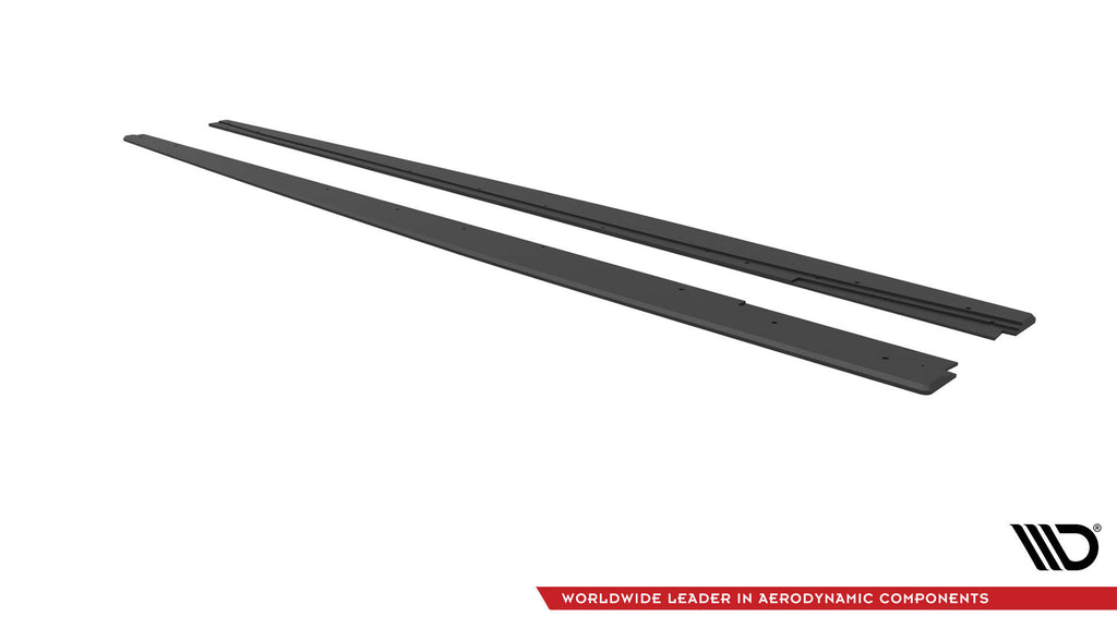 Maxton Design Street Pro Street+ Seitenschweller Leisten passend für Audi S3 / A3 S-Line Limousine 8V