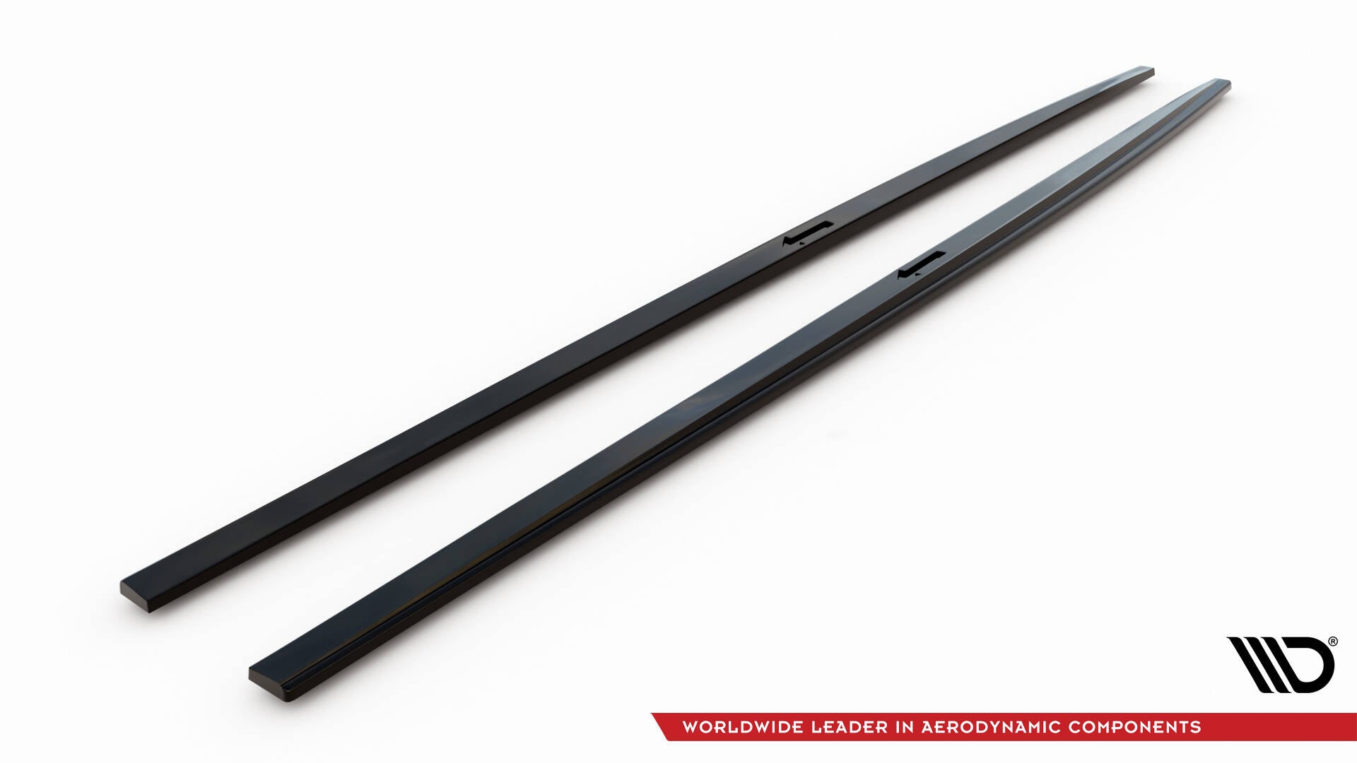 Maxton Design Street+ Seitenschweller Leisten passend für Audi A7 S-Line C8 / S7 C8 / C8 Facelift / S7 Facelift schwarz Hochglanz