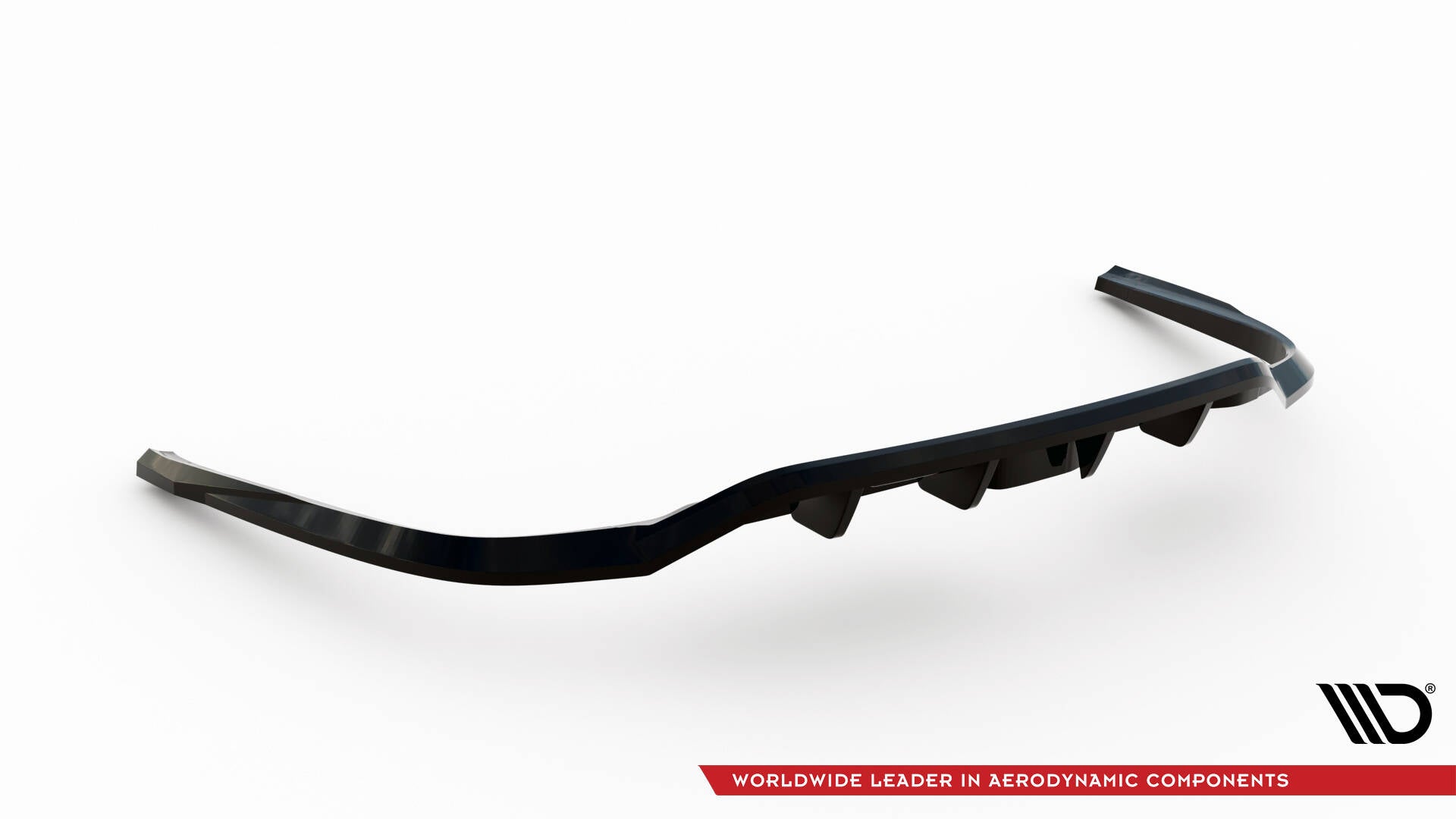 Maxton Design Street+ Mittlerer Diffusor RACE passend für Audi A6 Allroad C8 schwarz Hochglanz