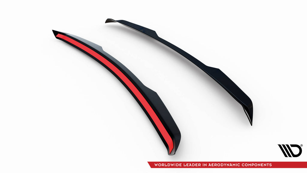 Maxton Design Spoiler CAP passend für Mazda 6 Kombi Mk3 Facelift schwarz Hochglanz