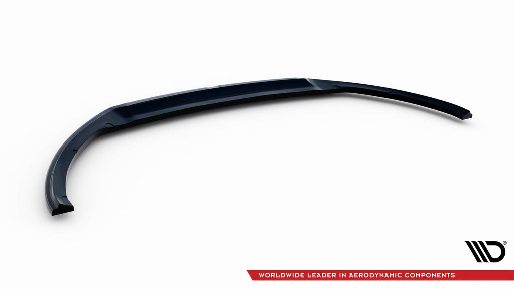 Maxton Design Street+ Spoilerlippe Front Ansatz V.3 passend für Ford Focus ST Mk3 Facelift schwarz Hochglanz