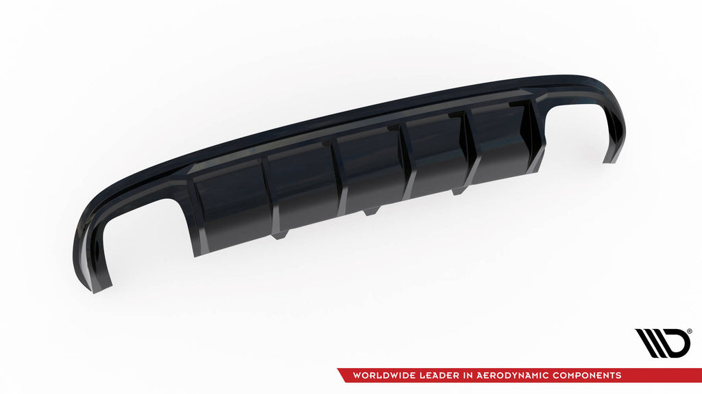 Maxton Design Diffusor Heck Ansatz passend für Audi S4 Limousine / Avant B8