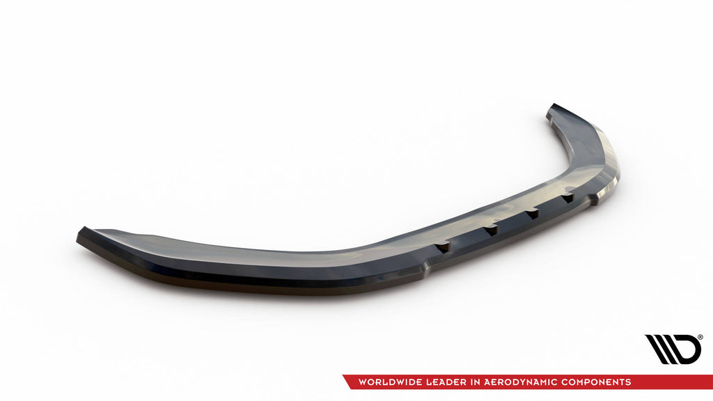 Maxton Design Street+ Spoilerlippe Front Ansatz V.1 passend für Mini Cooper S John Cooper Works F56 Facelift schwarz Hochglanz