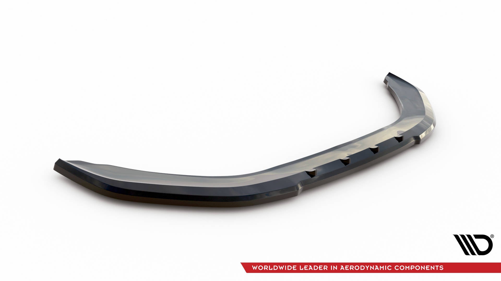 Maxton Design Street+ Spoilerlippe Front Ansatz V.1 passend für Mini Cooper S John Cooper Works F56 Facelift schwarz Hochglanz